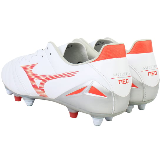 Mizuno Morelia Neo IV Pro Mix Herren Fußballschuhe Weiß - Image 3