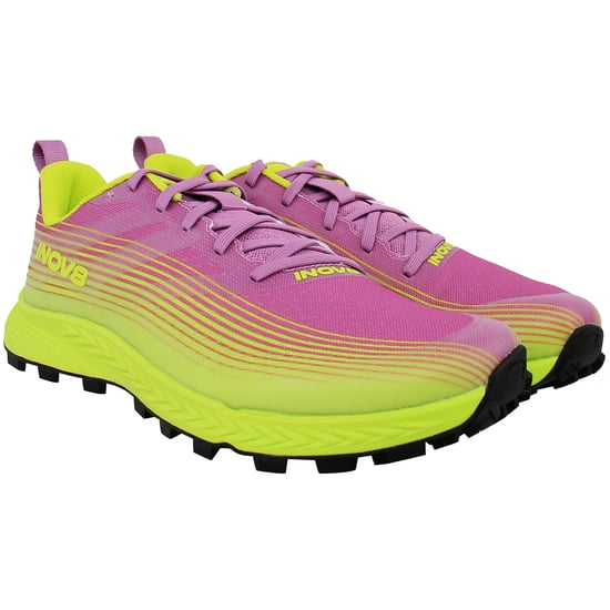 Inov-8 Trailfly Speed Damen Lila/Grün Laufschuhe - Image 2