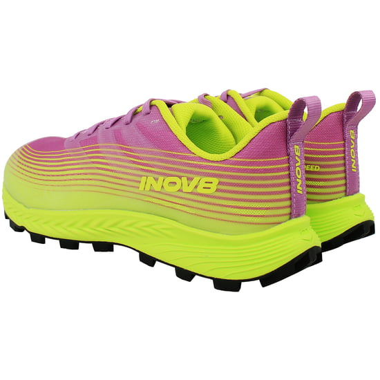 Inov-8 Trailfly Speed Damen Lila/Grün Laufschuhe - Image 3