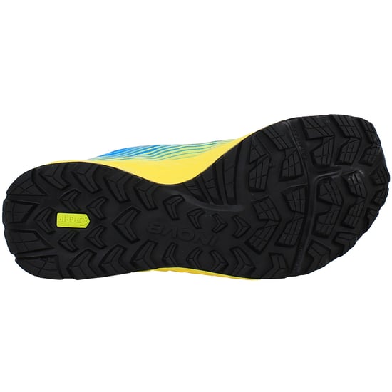 Inov-8 Trailfly Herren Lauf Schuhe Blau/Gelb - Image 5