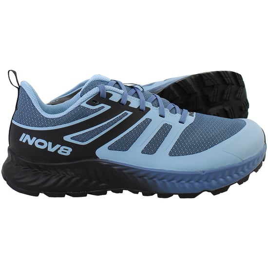 Inov-8 Trailfly Herren Blau-Grau Laufschuhe (Breite Passform) - Image 4