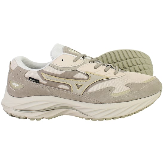 Mizuno Wave Rider Beta Gore-Tex Herren Lauf Schuhe Braun - Image 4