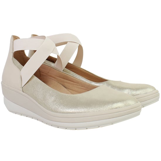 Vionic Ellery Damen Beigefarbene Wedges - Image 2