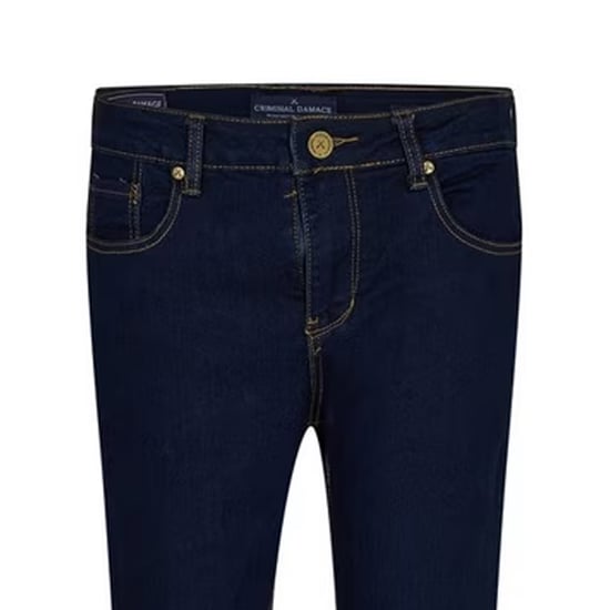 Criminal Damage - "SOS" Jeans für Herren (Indigoblau/Dunkelblau) - Image 3