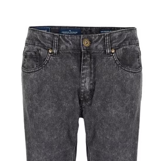 Criminal Damage - "SOS" Jeans für Herren (Grau) - Image 3