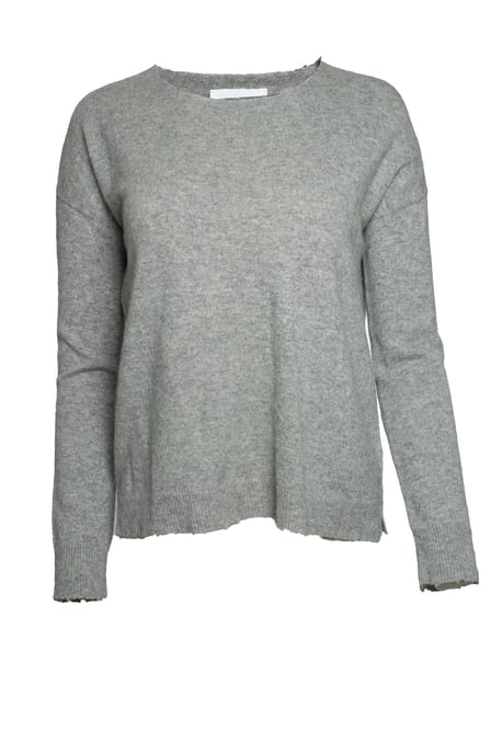 Zadig & Voltaire Preowned Gestrickter Kaschmirpullover - Grau - Image 1