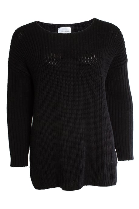 Anine Bing, schwarzer Strickpullover - Image 1