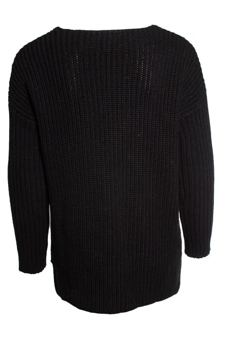 Anine Bing, schwarzer Strickpullover - Image 3