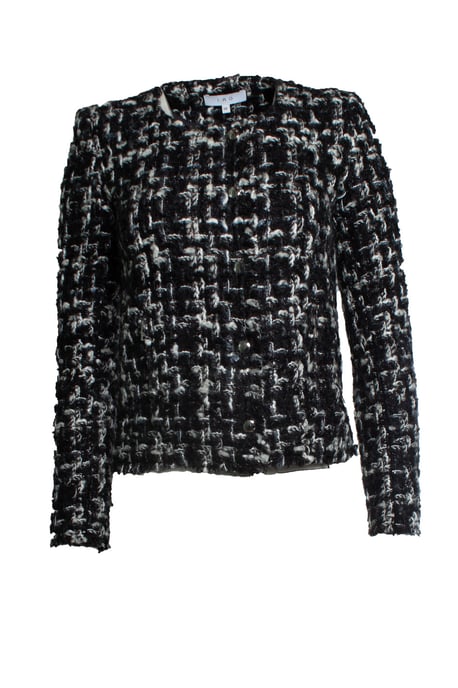 IRO, Nalokie Tweedjacke in Schwarz und Weiß - Image 1