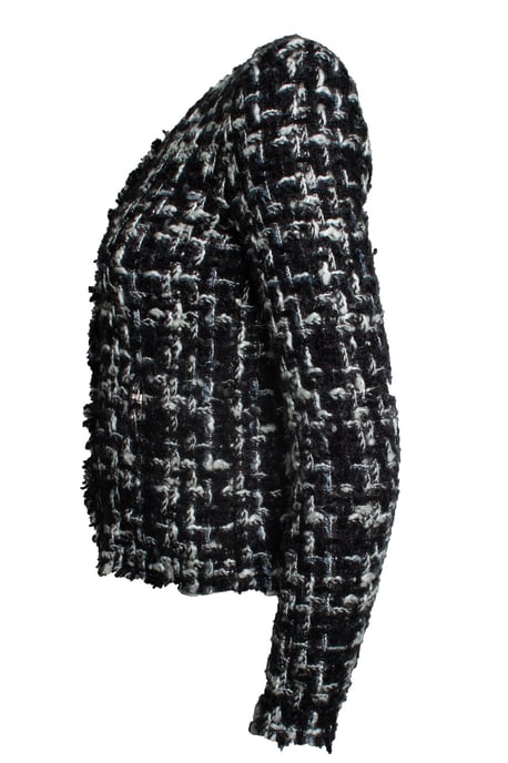 IRO, Nalokie Tweedjacke in Schwarz und Weiß - Image 2