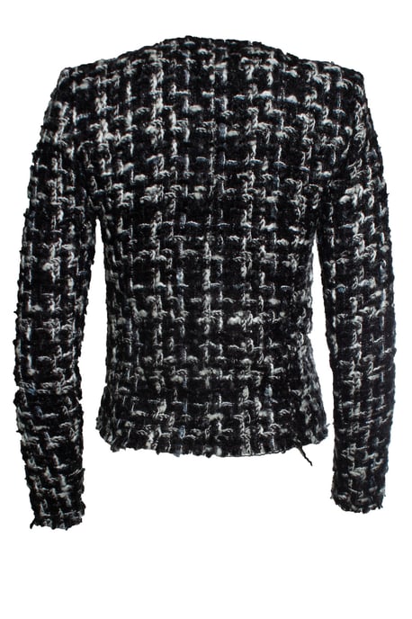 IRO, Nalokie Tweedjacke in Schwarz und Weiß - Image 3