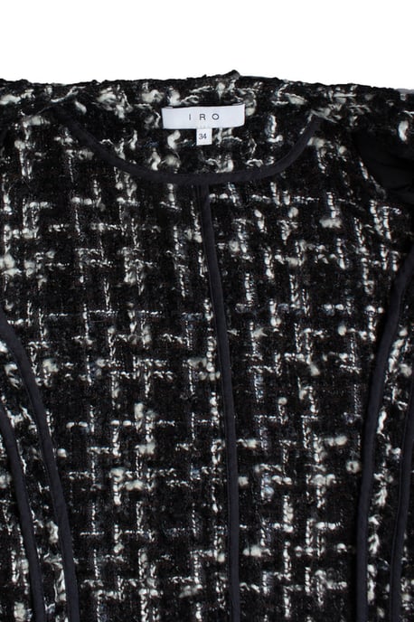 IRO, Nalokie Tweedjacke in Schwarz und Weiß - Image 6