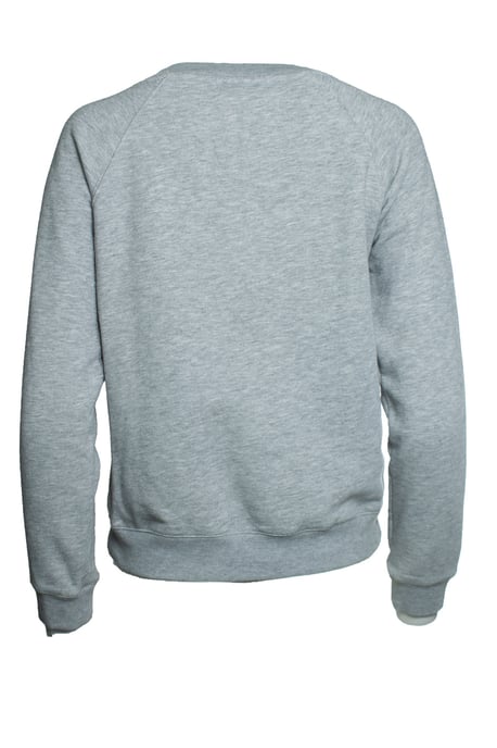 A.P.C., grauer Rundhalspullover mit PARIS-Aufdruck - Image 3