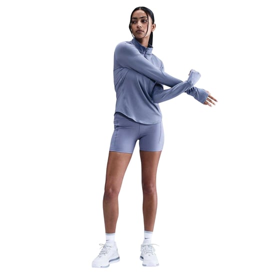 Nike - "Swift" Oberteil für Damen, mit kurzem Reißverschluss, Laufen (Indigoblau) - Image 1