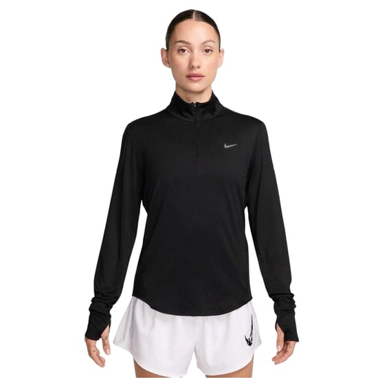 Nike - "Swift" Oberteil für Damen, mit kurzem Reißverschluss, Laufen (Schwarz) - Image 1