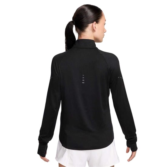 Nike - "Swift" Oberteil für Damen, mit kurzem Reißverschluss, Laufen (Schwarz) - Image 2