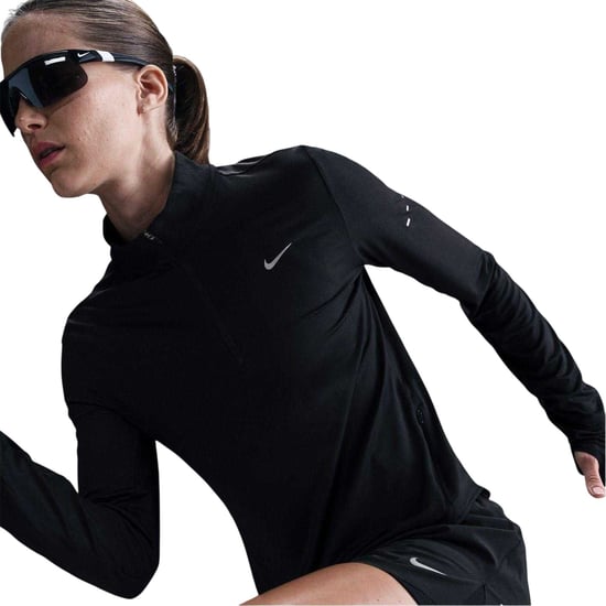 Nike - "Swift" Oberteil für Damen, mit kurzem Reißverschluss, Laufen (Schwarz) - Image 3