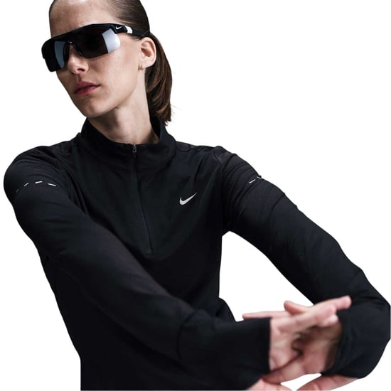 Nike - "Swift" Oberteil für Damen, mit kurzem Reißverschluss, Laufen (Schwarz) - Image 5