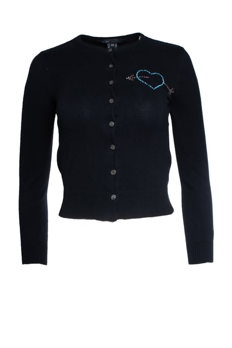 Marc Jacobs, Strickjacke mit Perlenherz - Image 1