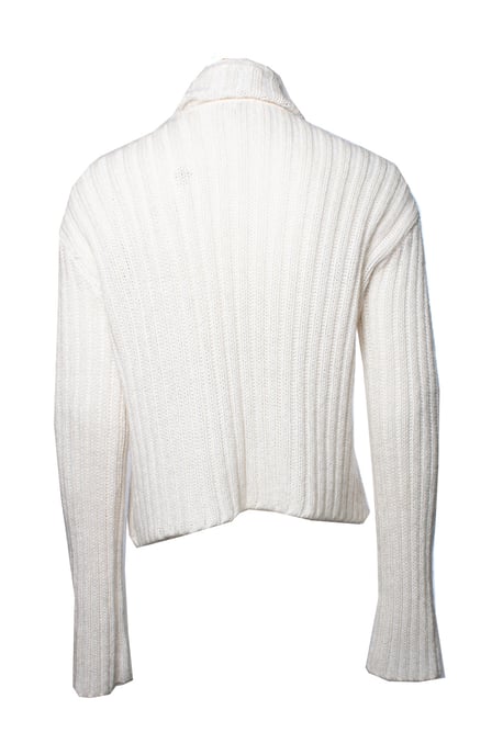 Emporio Armani, cremefarbene Strickjacke - Image 4