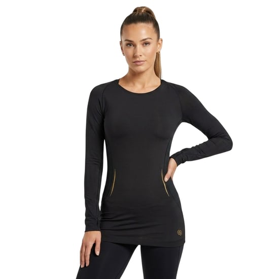 Skins - "A400" Base Layer Oberteil für Damen, Performance (Schwarz) - Image 3