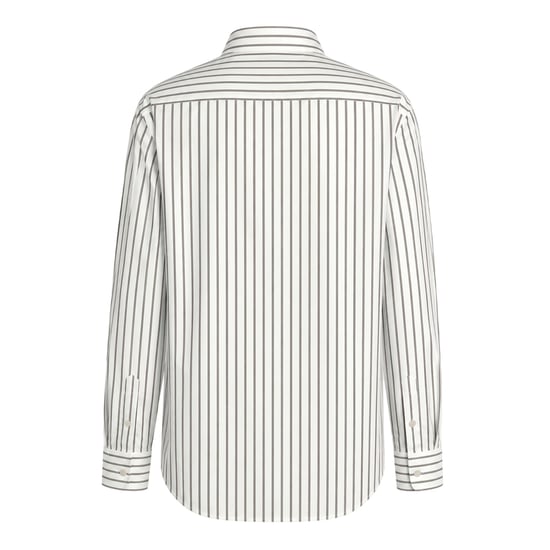 Vero Moda Gestreiftes Langarmhemd für Damen/Damen (Schneeweiß (Farbe)) - Image 3
