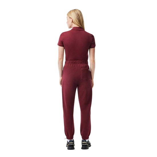 Lacoste - Jogginghosen für Damen (Burgunderrot) - Image 3