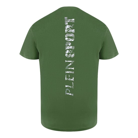 Kurzes Ärmel T-Shirt mit Scratch-Logo in Oliv - Image 2