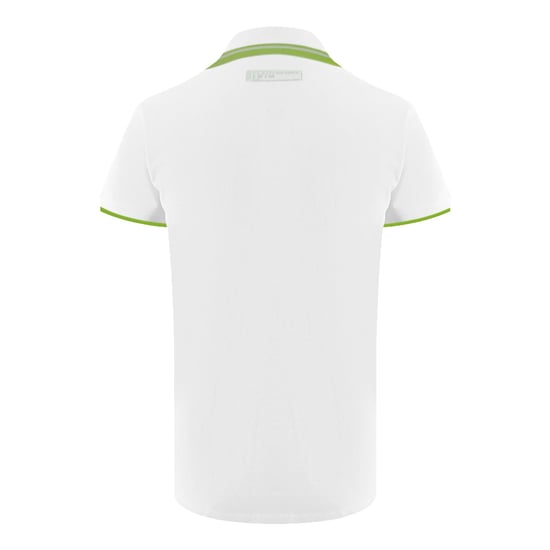 Kurzarmkragen Stretch-Logo Polo-Shirt in Weiß - Image 2