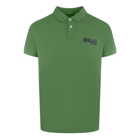Klassisches Kurzarm-Kragen-Logo-Poloshirt in Grün - Image 1