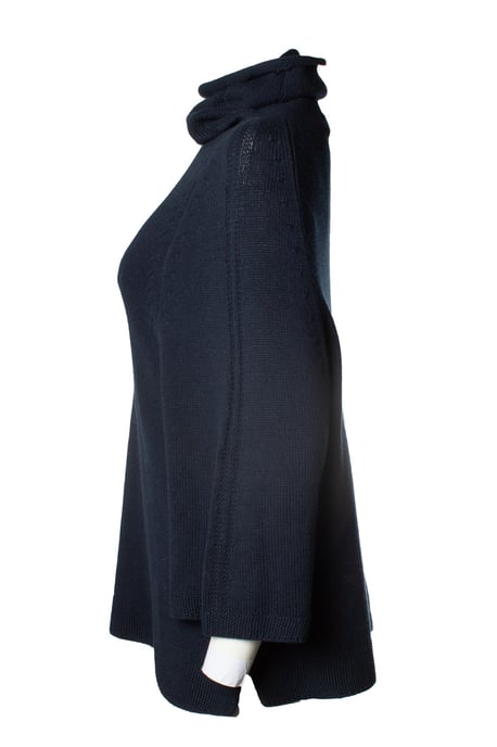 Theory, blauer Strickrollkragen - Image 2
