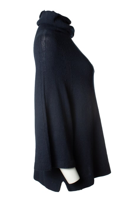 Theory, blauer Strickrollkragen - Image 4