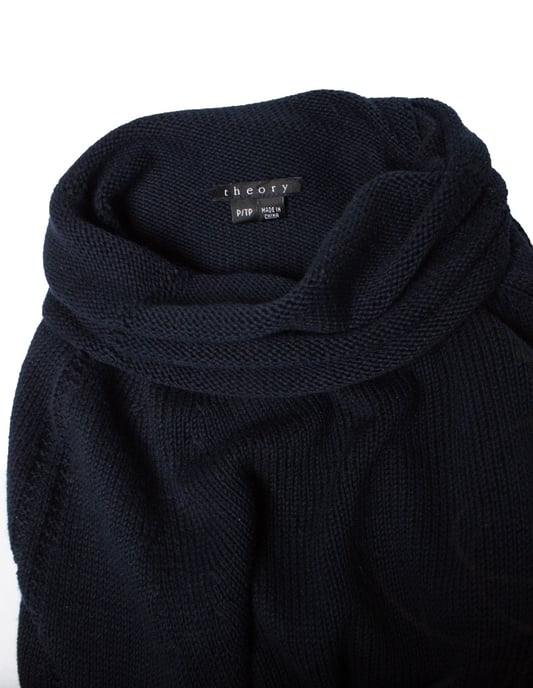 Theory, blauer Strickrollkragen - Image 6