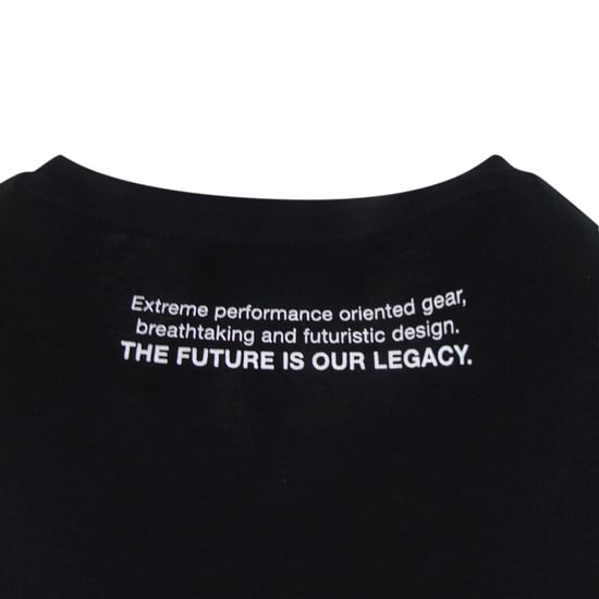 Klassisches T-Shirt mit kurzen Ärmeln und Logo in Schwarz - Image 4
