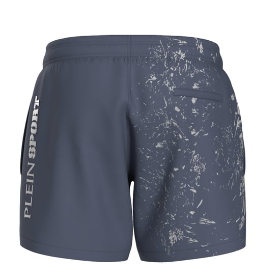 Wassertiger-Logo-Schwimmshorts in Grau - Image 2