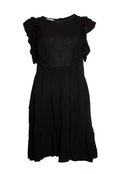 Zadig & Voltaire, schwarzes ärmelloses Rüschenkleid - Image 1