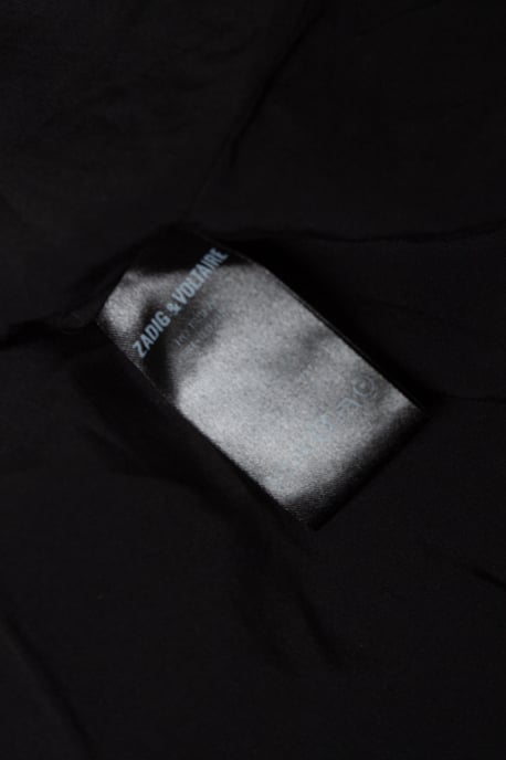 Zadig & Voltaire, schwarzes ärmelloses Rüschenkleid - Image 5