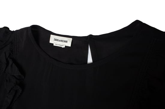 Zadig & Voltaire, schwarzes ärmelloses Rüschenkleid - Image 6