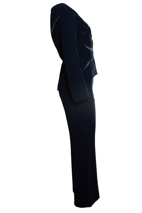 Thierry Mugler, marineblauer Anzug - Image 3