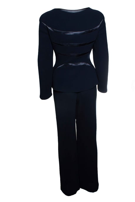 Thierry Mugler, marineblauer Anzug - Image 4