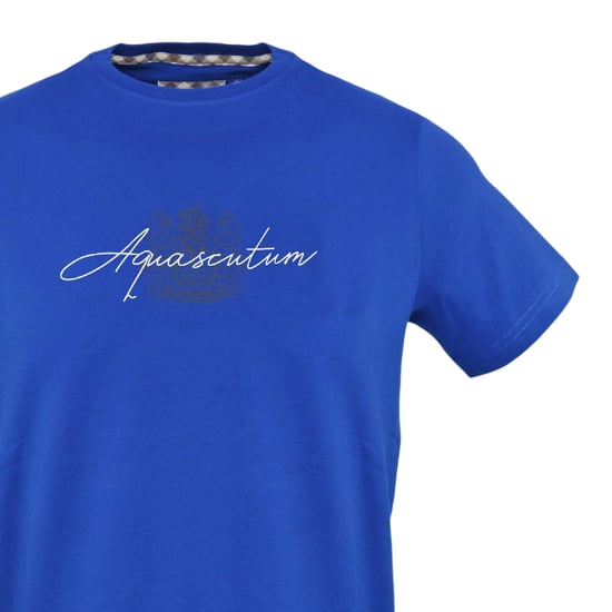 Aquascutum - "Aquascutum" T-Shirt für Herren (Blau) - Image 3