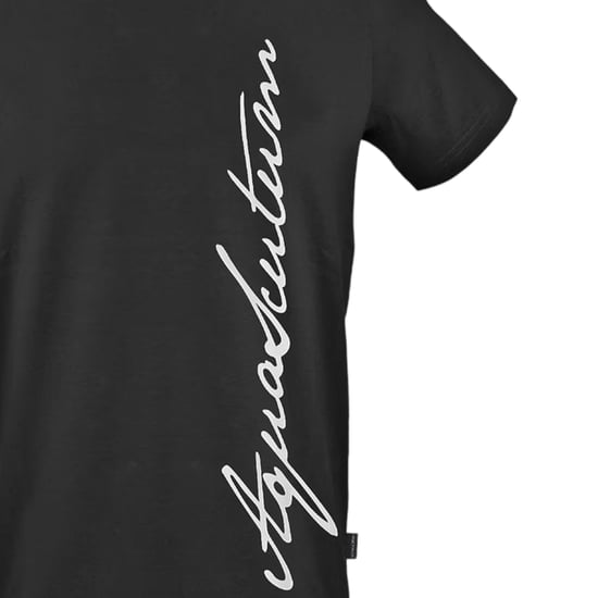 Aquascutum - T-Shirt für Herren, Logo (Schwarz) - Image 3