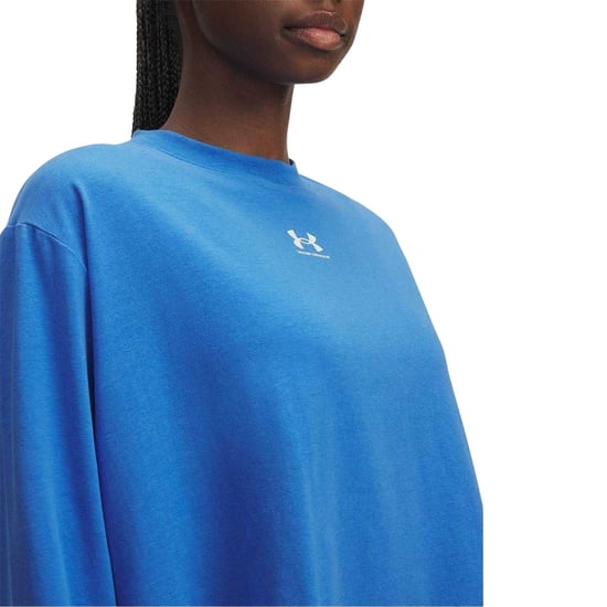 Under Armour - "Unstoppable" Sweatshirt für Damen, mit kurzem Reißverschluss, Fleece (Jasper) - Image 4