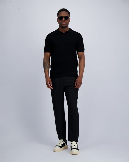 Black Bananas v Knit  Polo, - Image 2