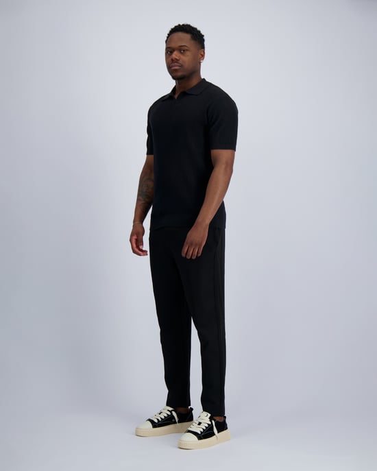 Black Bananas v Knit  Polo, - Image 3