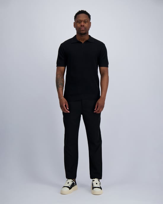Black Bananas v Knit  Polo, - Image 4
