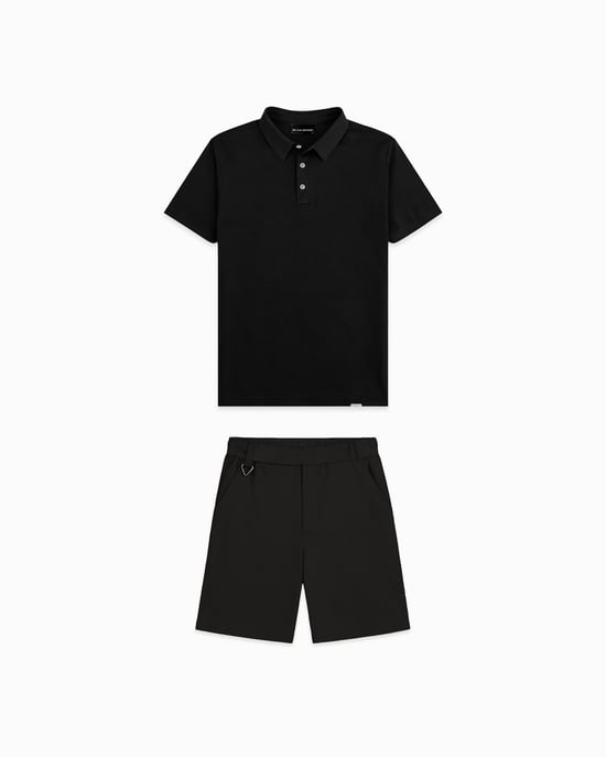 Black Bananas Mercerised Polo Twin Satz, - Image 1