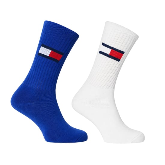 Tommy Jeans - Socken für Herren (2er-Pack) (Blau/Weiß) - Image 1