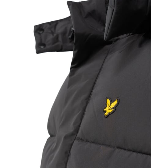 Lyle & Scott Kapuzenpufferjacke, Schwarz - Image 4