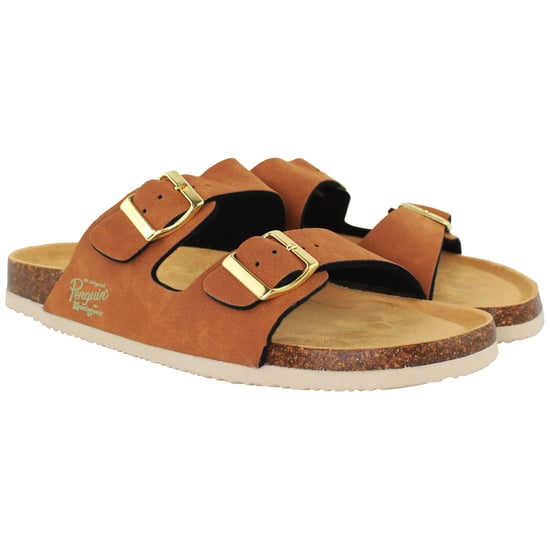 Penguin Port 2 Damen Sandalen in Tan - Image 3